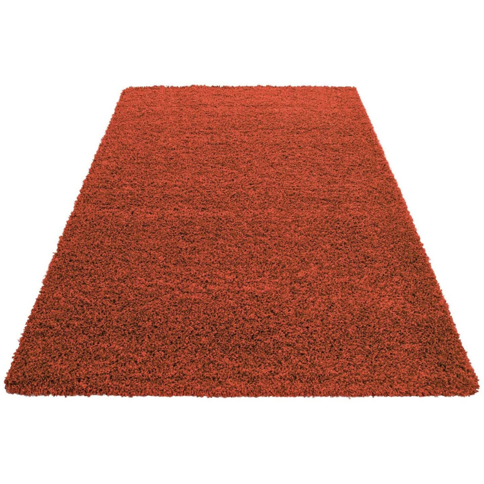 (Terracotta, 160cm x 230cm) Abaseen Carpet Floor Size Extra New Modern Rugs