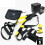 (Yellow Pro 2) Home Gym Suspension Resistance Training Strap 1
