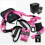 (Pink Pro 3) Home Gym Suspension Resistance Training Strap 1