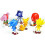 Sonic Klassisk Igelkott – PVC-Actionfigur för tårtdekoration för barn 3