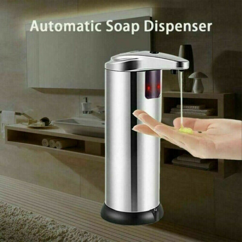 Automatic Soap Dispenser Touchless Handsfree IR Sensor Liquid Hand Wash House