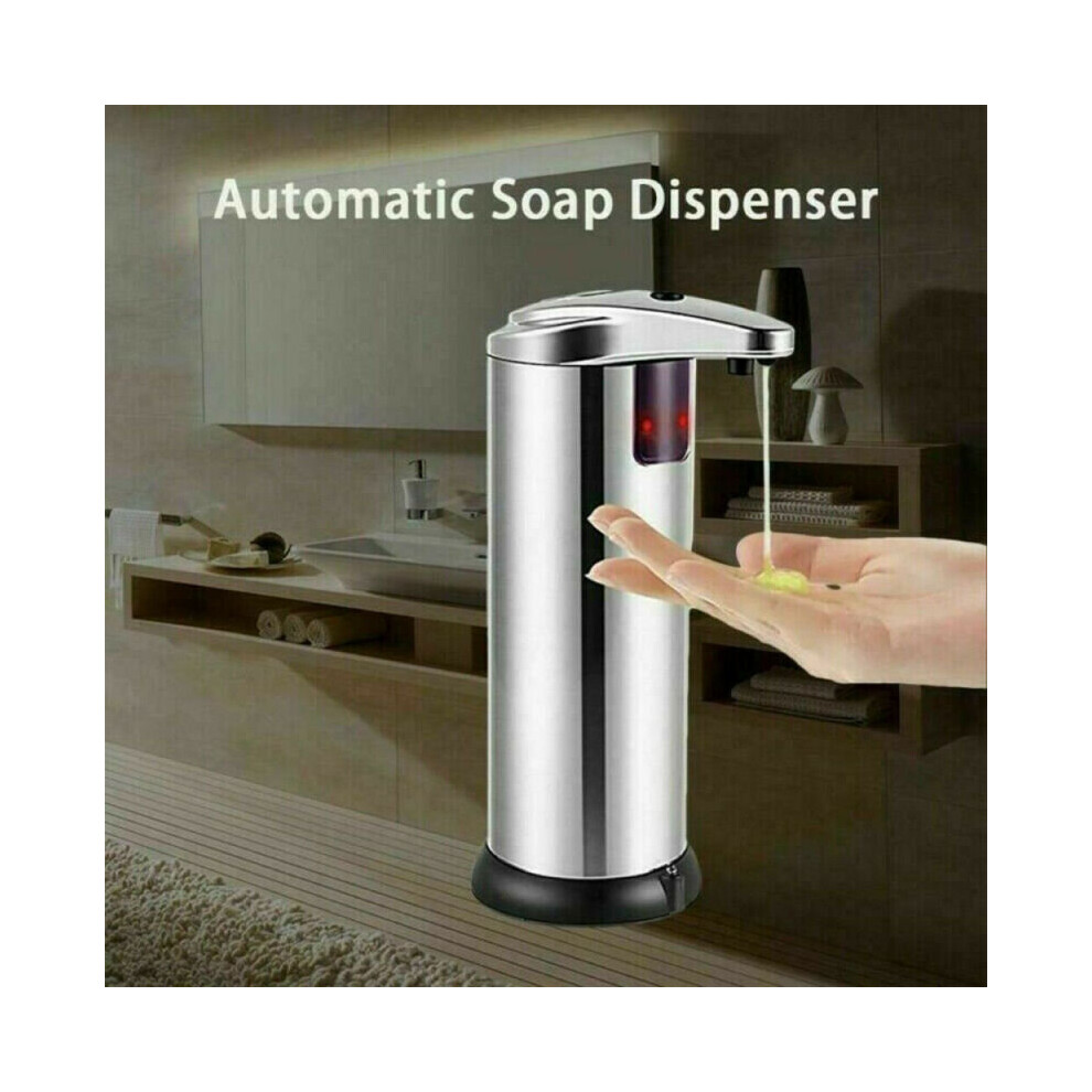 Automatic Soap Dispenser Touchless Handsfree IR Sensor Liquid Hand Wash House