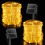 2 Set Solar String Lights Buiten 39 Voet 100 Led Waterdicht 1