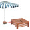 VidaXL vidaXL Sonnenliege Bambus 2