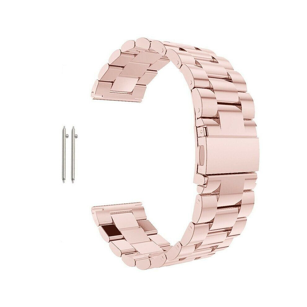 (Rose Gold, 20mm) Quick Release watch Stainless Steel Replace band