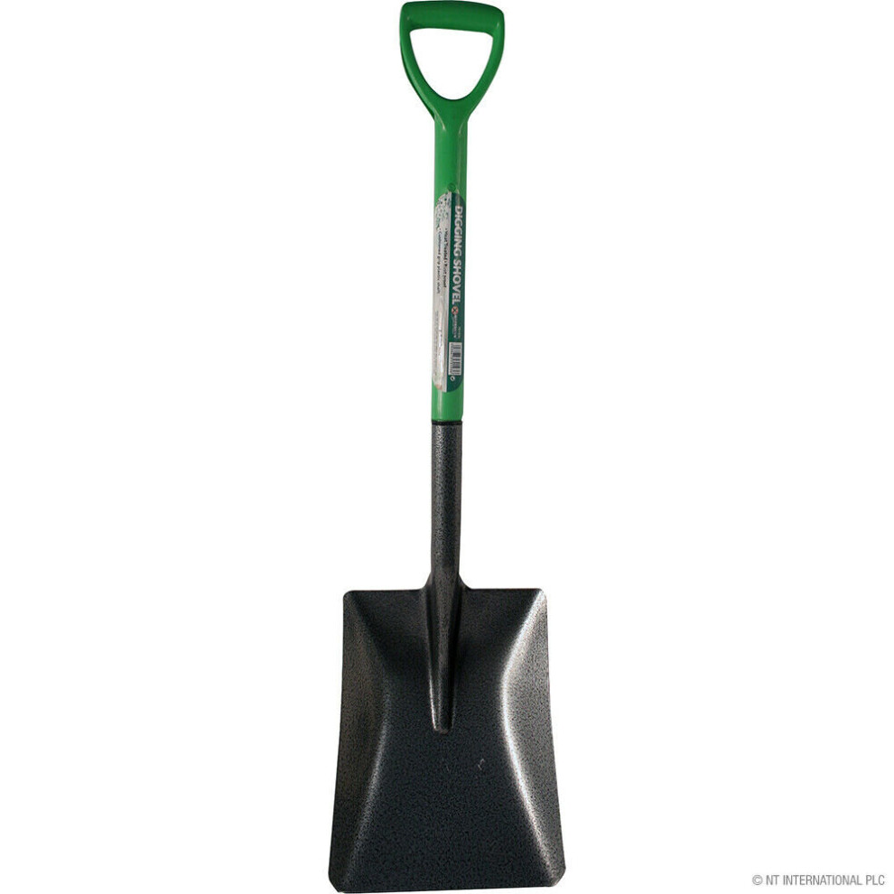 DIGGING SHOVEL STEEL GARDENING SOIL BORDER SPADE GARDEN SPADE HANDLE