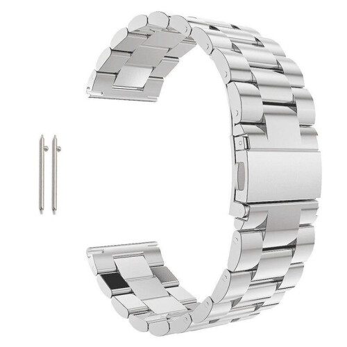 (Silver, 22mm) Quick Release watch Stainless Steel Replace band