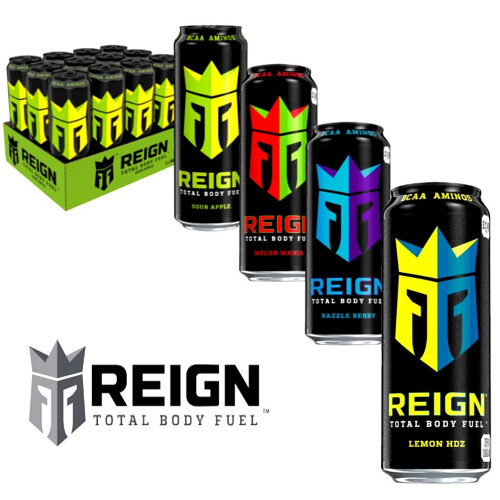 Reign Energy Drink 12 x 500ml Zero Sugar BCAAs PMP on OnBuy