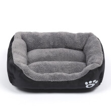 (Black, XL?80*62cm?) Pet Dog Bed Orthopedic Large Dog Beds House XXXL
