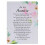 Graveside Memorial Cards - For My Auntie 1