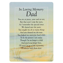 Graveside Memorial Cards - Loving Memory Of Dad