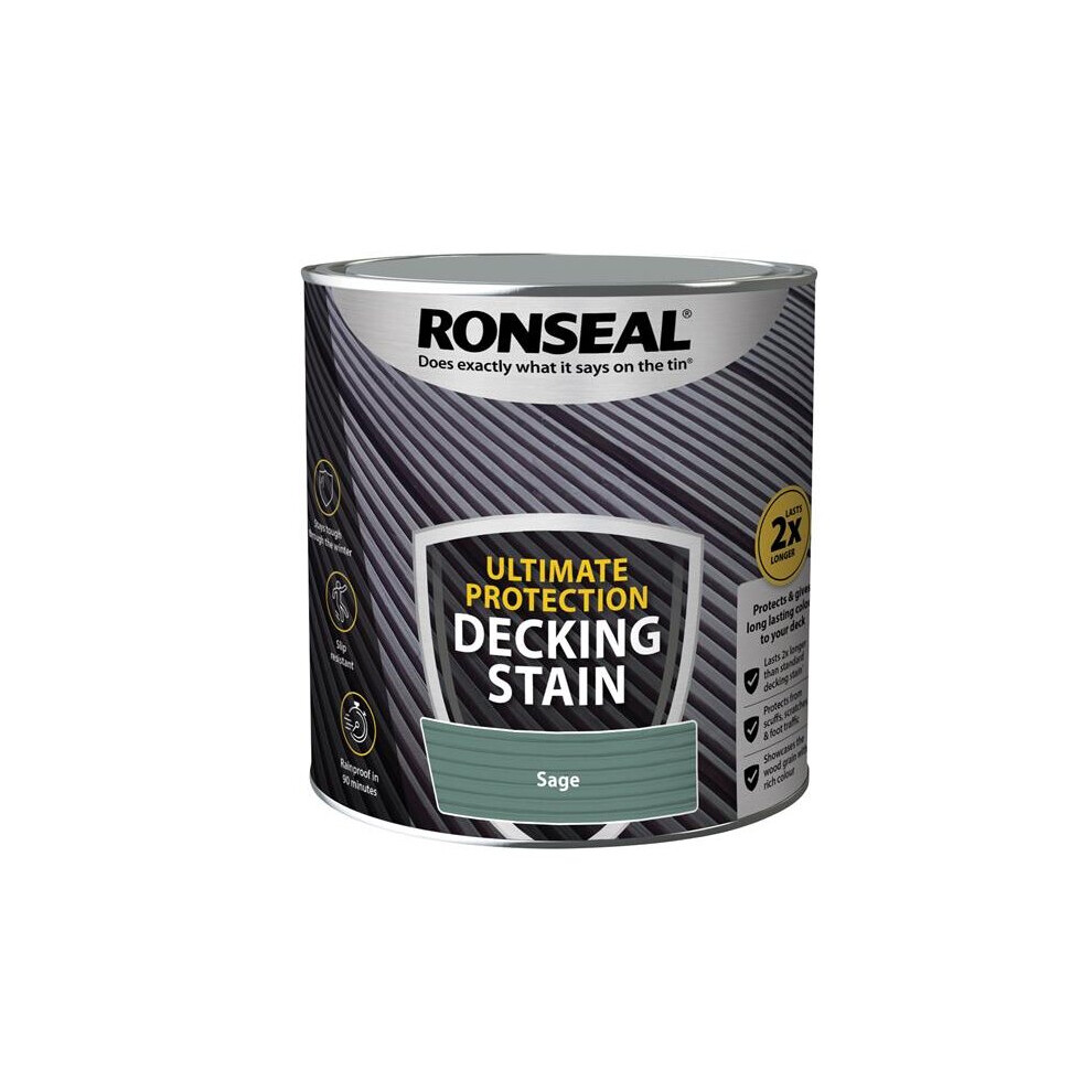 Ronseal Ultimate Protection Decking Stain Sage 2.5 litre 39221