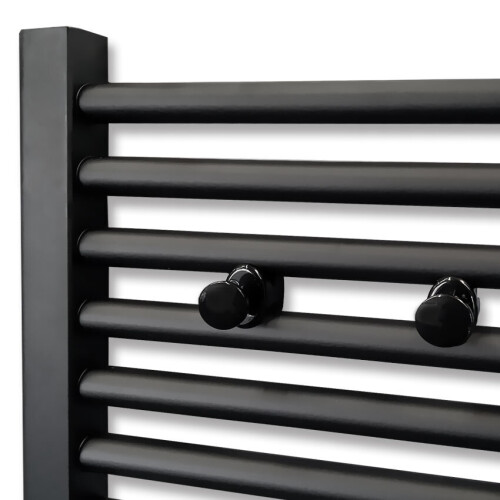 (Black Hanger) Extra Hanger For Heated Towel Rail Radiator 2