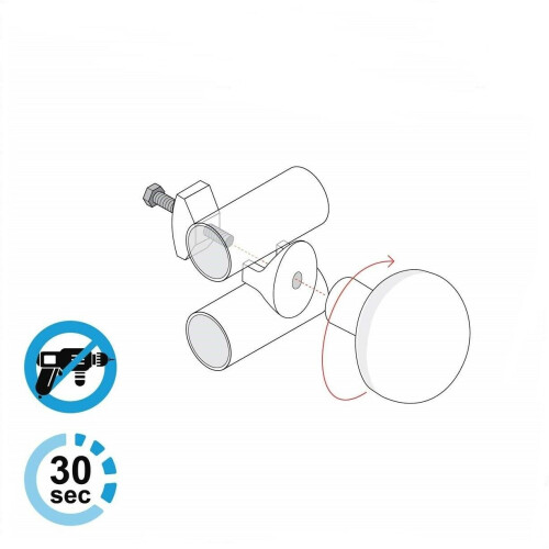 (White Hanger) Extra Hanger For Heated Towel Rail Radiator 2