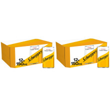 Schweppes Slimline Tonic Water 24 x 150ml Cans