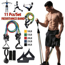 11pcs Widerstand Bands Übung Stretch Training