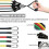 11pcs Widerstand Bands Übung Stretch Training 10