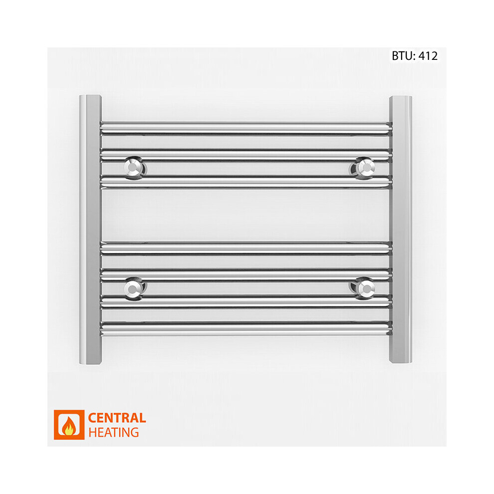 Myhomeware Ltd (450 X 400Mm (Btu: 412)) Chrome Bathroom Designer Straight Towel Radiator