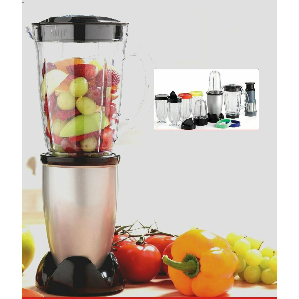 17PC MULTI BLENDER CHOPPER FOOD PROCESSOR JUICER SMOOTHIE MAKER MIXER