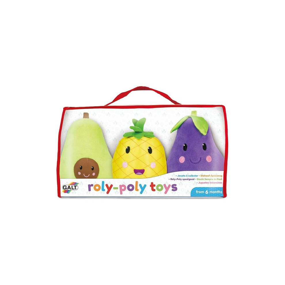 Galt Roly Poly Baby Activity Toys 3 Pack Soft Plush Toys