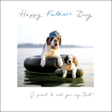 So Proud To Call You My Dad St. Bernard Father's Day Greeting Card Woodmansterne