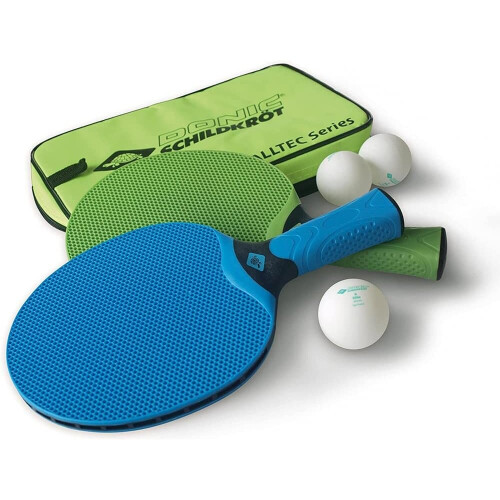 Donic-Schildkrot Multicolour Alltec Hobby Paddle And Balls Set 1