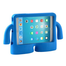 (Ipad 9.7 5th/6th Generation, Blue) Kids Shockproof iPad Air 5th 6th Generation 9.7 Rubber EVA Form Safe Handle Case Cover Stand