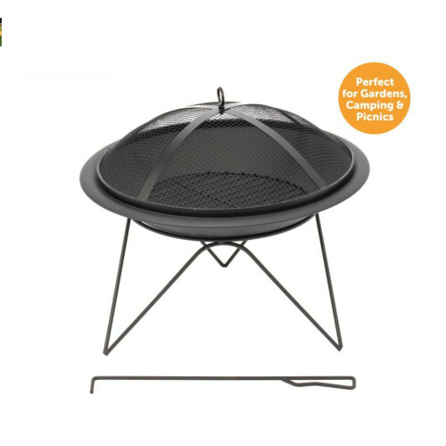 Portable Fire Pit Round BBQ Garden Heater Camping Barbecue , Best 2