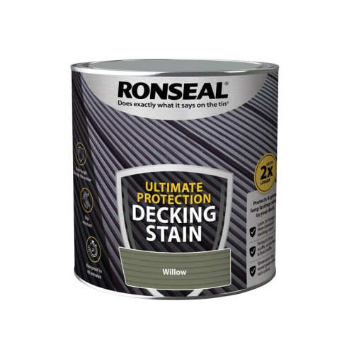 Ronseal Ronseal Ultimate Protection Decking Stain Willow 2.5 litre 39223