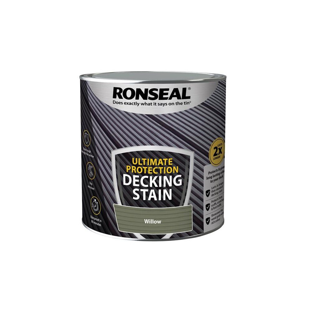 Ronseal Ultimate Protection Decking Stain Willow 2.5 Litre 39223