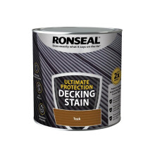 Ronseal Ultimate Protection Decking Stain Rich Teak 2.5 litre 39119