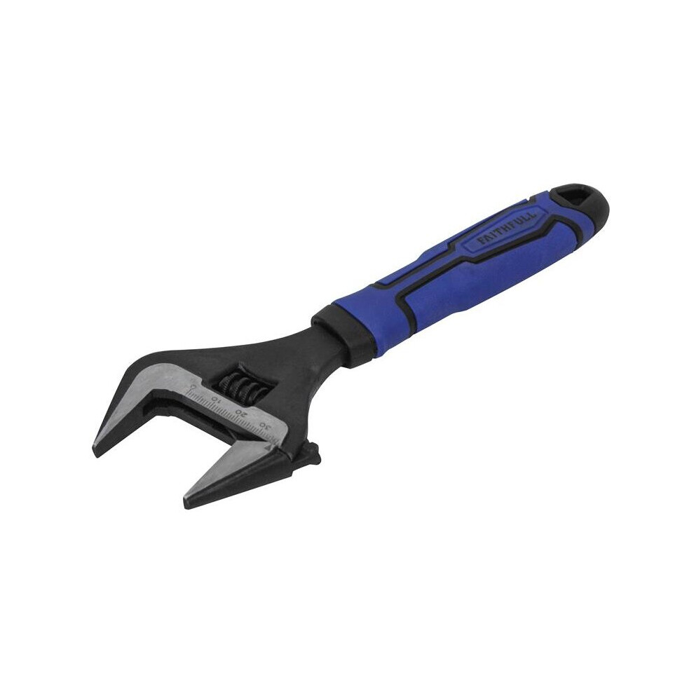 Faithfull Adjustable Spanner Wide Mouth 39mm Capacity 200mm DL-2600