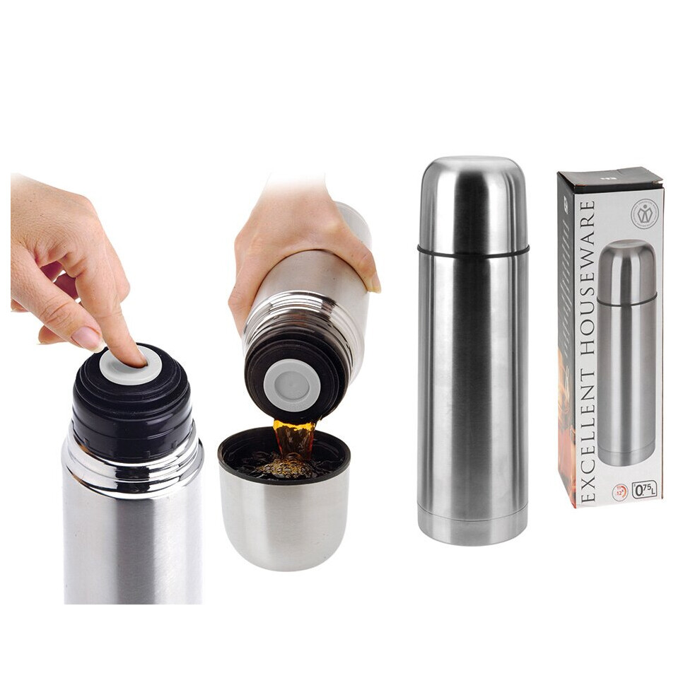 Excellent Housewares Vacuum Flask Stainless Steel 0.75L 170700010
