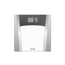 Salter Glass Analyser Bathroom Scales Large Display 9127SVSV3R