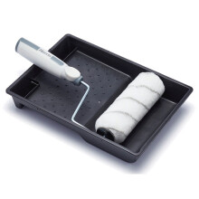 Harris Seriously Good Wall & Ceiling Roller Set 9in - Frame, Sleeve & Tray Included | For Emulsion Paint on Semi-Smooth Surfaces (Code 102012004)