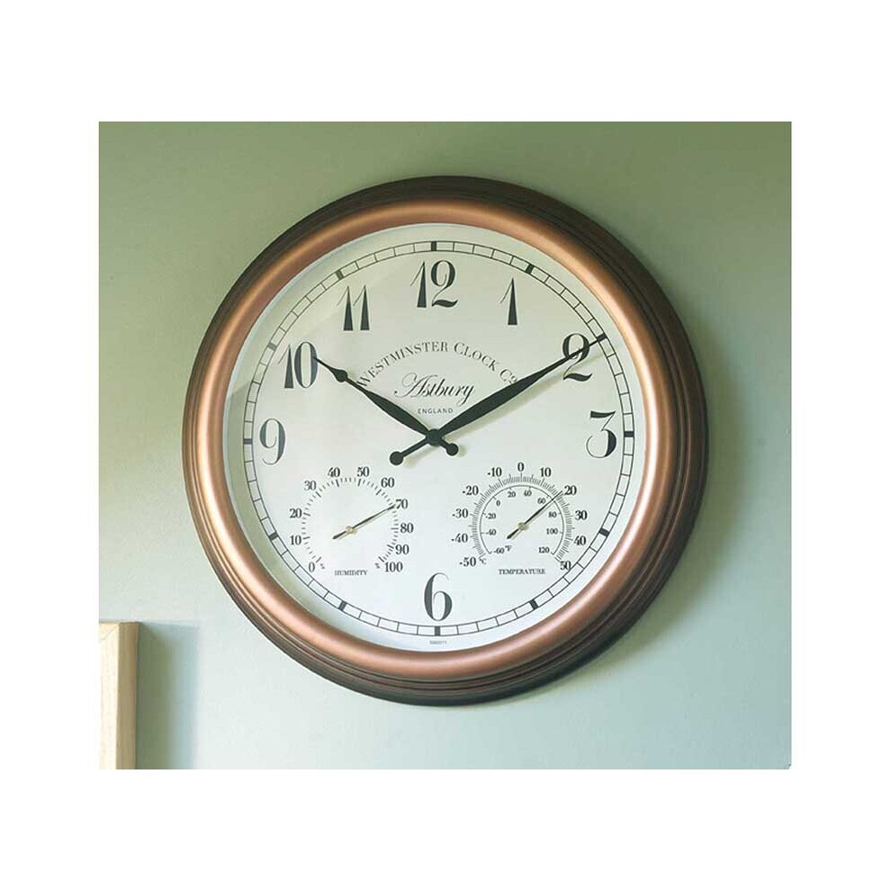 Smart Solar Astbury Clock & Thermometer 5060010