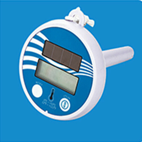 Ranpo Solar Wireless Floating Pool Thermometer with Digital LCD Display, C/F, Rope Included, 9.33144E+12 2