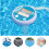 Ranpo Solar Wireless Floating Pool Thermometer with Digital LCD Display, C/F, Rope Included, 9.33144E+12 1