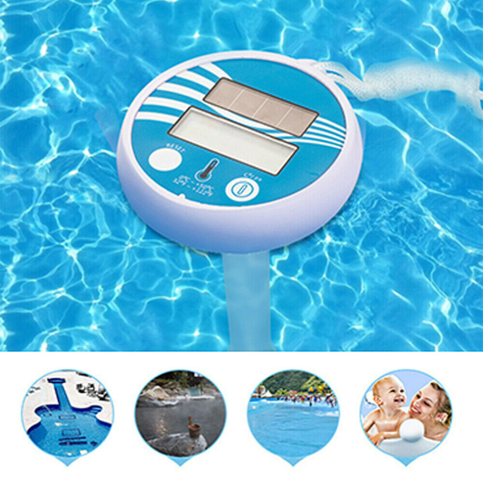 Ranpo Solar Wireless Floating Pool Thermometer With Digital Lcd Display, C/F, Rope Included, 9.33144E+12