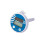 Ranpo Solar Wireless Floating Pool Thermometer with Digital LCD Display, C/F, Rope Included, 9.33144E+12 7