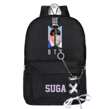 (SUGA) BTS Backpack School Bookbag Student Travel Rucksack