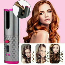 USB Auto Hair Curlers Auto Rotating Wireless Ceramic Curling Iron Wand