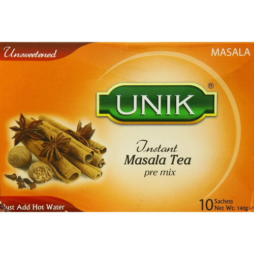 (Pack of 10) Unik Masala Tea Unsweetened 140g 1