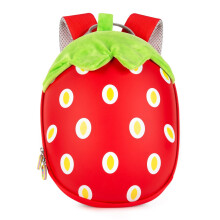 Boppi Tiny Trekker Kids Backpack Travel Holiday Bag 4 Litre Rucksack - Strawberry