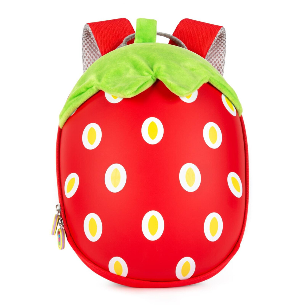 Boppi Tiny Trekker Kids Backpack Travel Holiday Bag 4 Litre Rucksack  - Strawberry