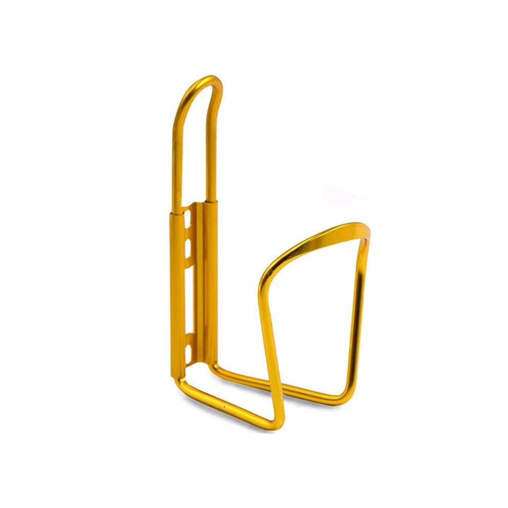 (Gold) Sports Bike Cycling Drink Water Bottle Holder Cage Gold