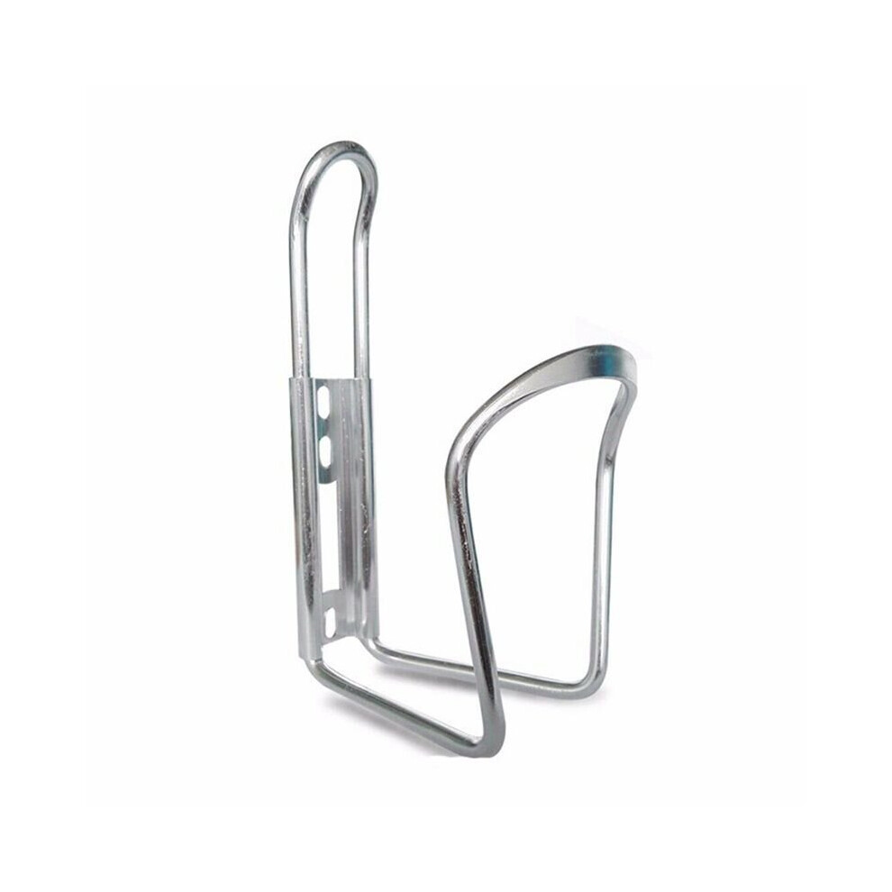(Silver) Sports Bike Cycling Drink Water Bottle Holder Cage