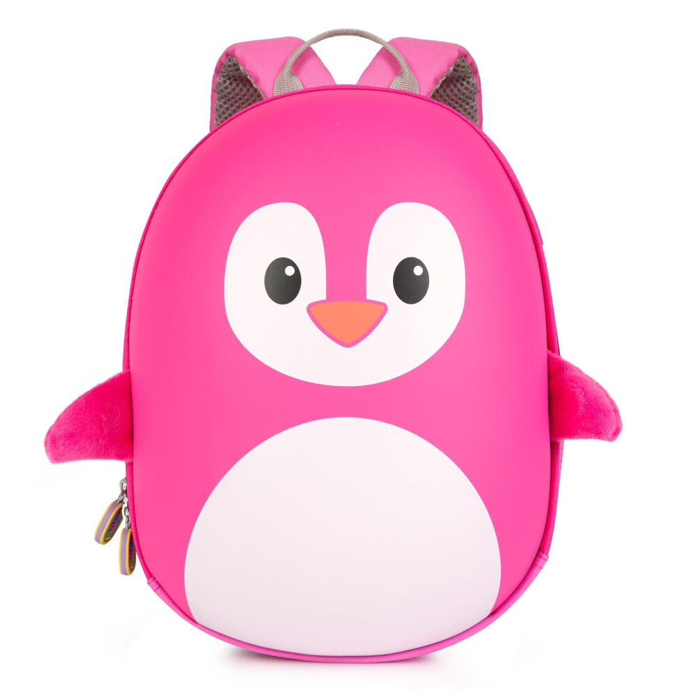 Boppi Kids Backpack Travel Holiday Bag 4 Litre Rucksack - Pink Penguin