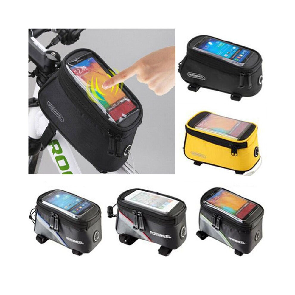 Bicycle Frame Pannier Front Tube Pouch Bag Holder