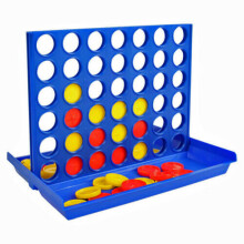 Four in a Row Connect 4 Board Game - Family Educational Toy for Kids, Develops Strategy & Hand-Eye Coordination (DP0145)